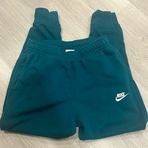 Men’s Teal nike sweat pants. Size small